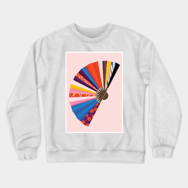 Beautiful Chinese Fan Crewneck Sweatshirt by Honeynandal